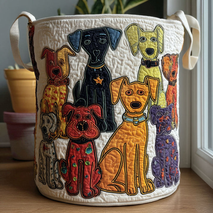 Perfect Allure quilted laundry basket