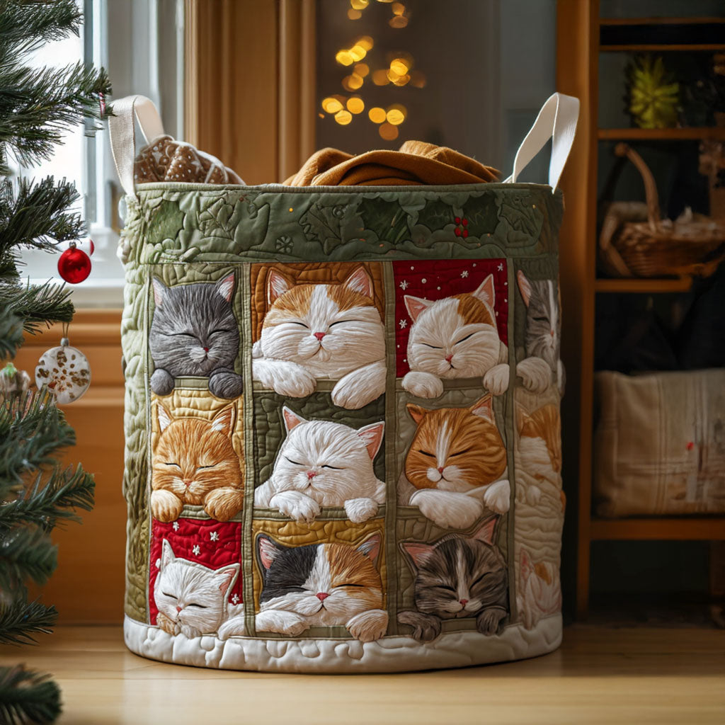 Cozy Cocoon II quilted laundry basket