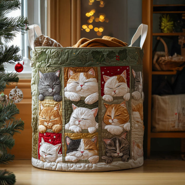 Cozy Cocoon II quilted laundry basket