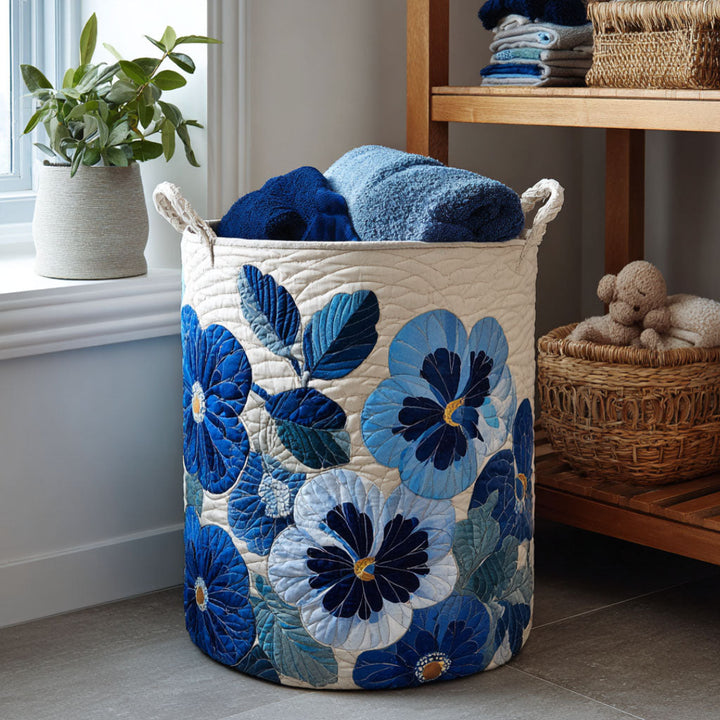 Dandy Dream quilted laundry basket