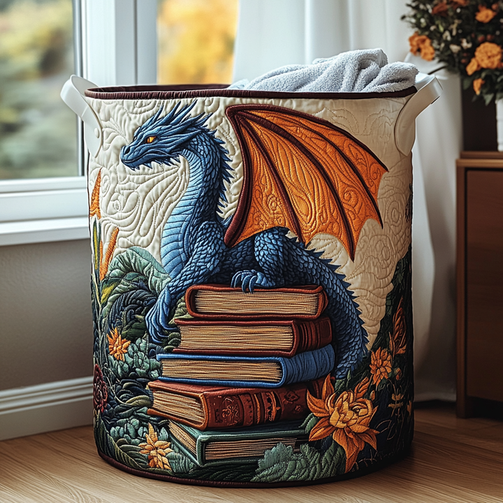 Dragon Valley quilted laundry basket